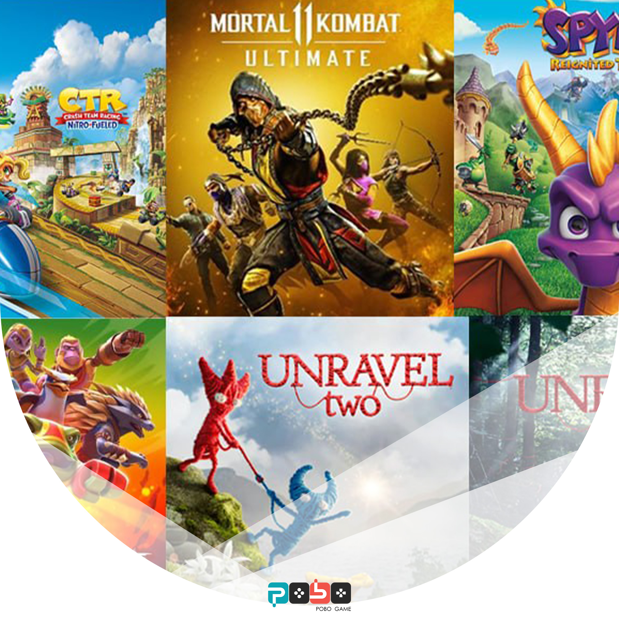 اکانت قانونی پک بازی (CTR+CBB+MK11+Brawlout+Unravel 1& 2 )ظرفیت3